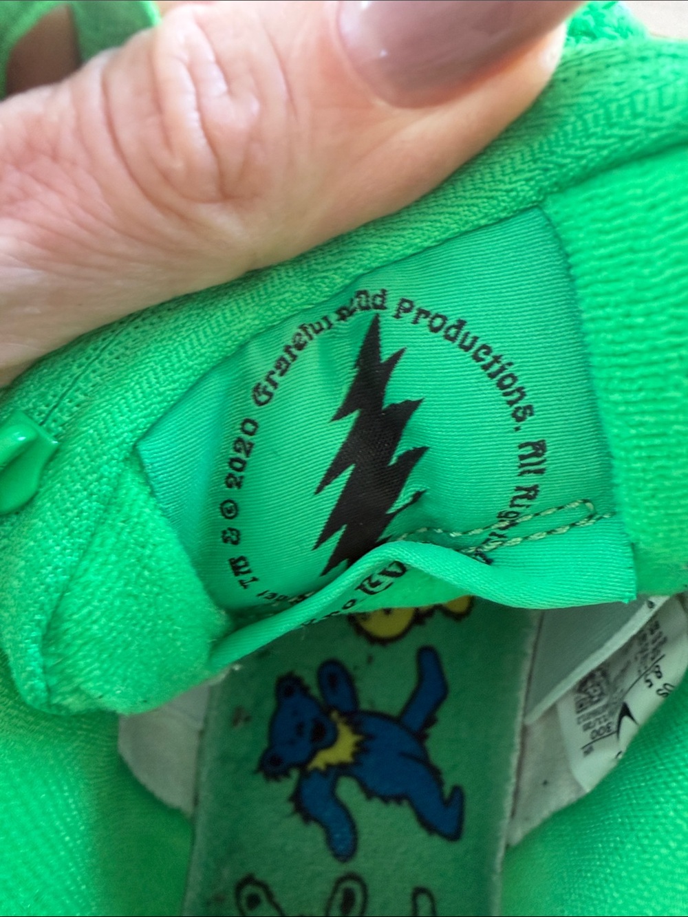 Nike SB Dunk Low Grateful Dead Bears "Green Bear" sneakers - Picture 6 of 9